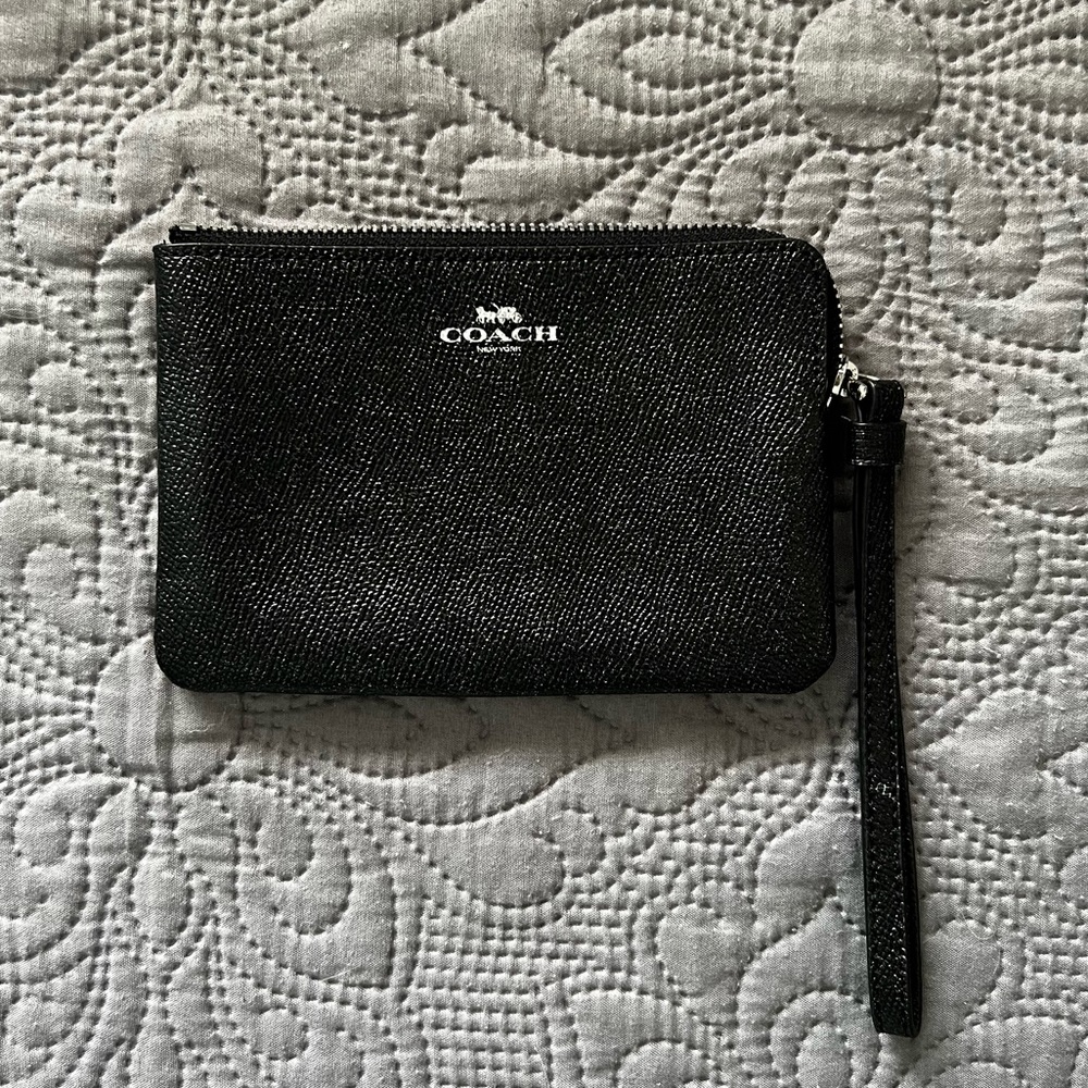 Coach Zip Up Wristlet